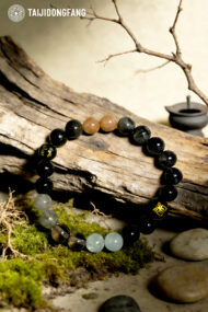 Premium Five Gods of Wealth Obsidian Beaded Bracelet, Feng Shui Protection & Luck Amulet - Image 2