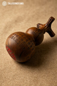 Hand-Carved Bagua Wu Lou with Tassel, TAIJIDONGFANG Traditional Chinese Spiritual Ornament - Image 2