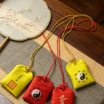 Premium Taoist Yin Yang Bagua Blessing Bag, Wealth & Protection Feng Shui Amulet