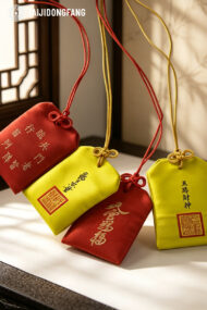 Premium Taoist Yin Yang Bagua Blessing Bag, Wealth & Protection Feng Shui Amulet - Image 2