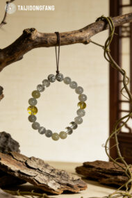 Premium Clear Quartz Multi-Gemstone Bracelet, Feng Shui Clarity & Wealth Amulet - Image 2