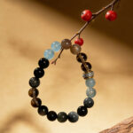 Premium Clear Quartz Multi-Gemstone Bracelet, Feng Shui Clarity & Wealth Amulet